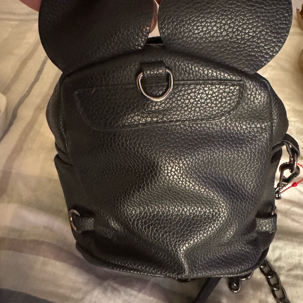 Black Mini Backpack With Red Bow - image 2